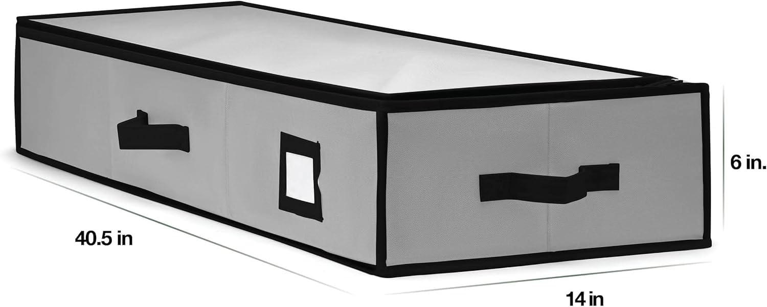Homior Wrapping Paper Storage fits up to 40 inches for Christmas rolls.