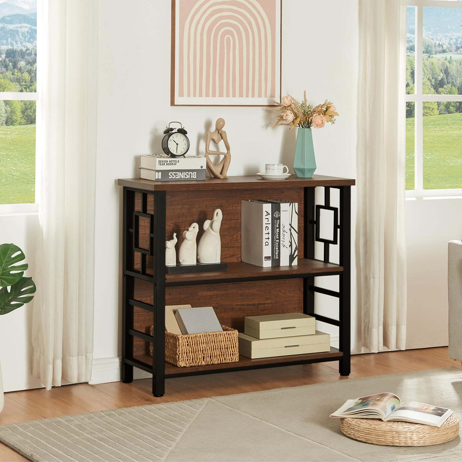 HOMISSUE easy-assembly design with anti-tilting tool included