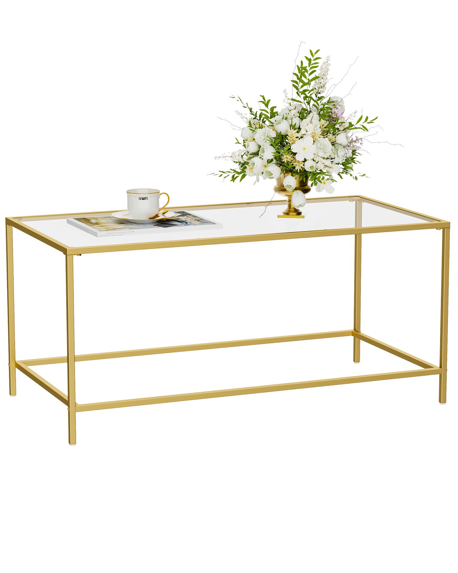 Homleke apartment-friendly coffee table elevates decor while staying practical.