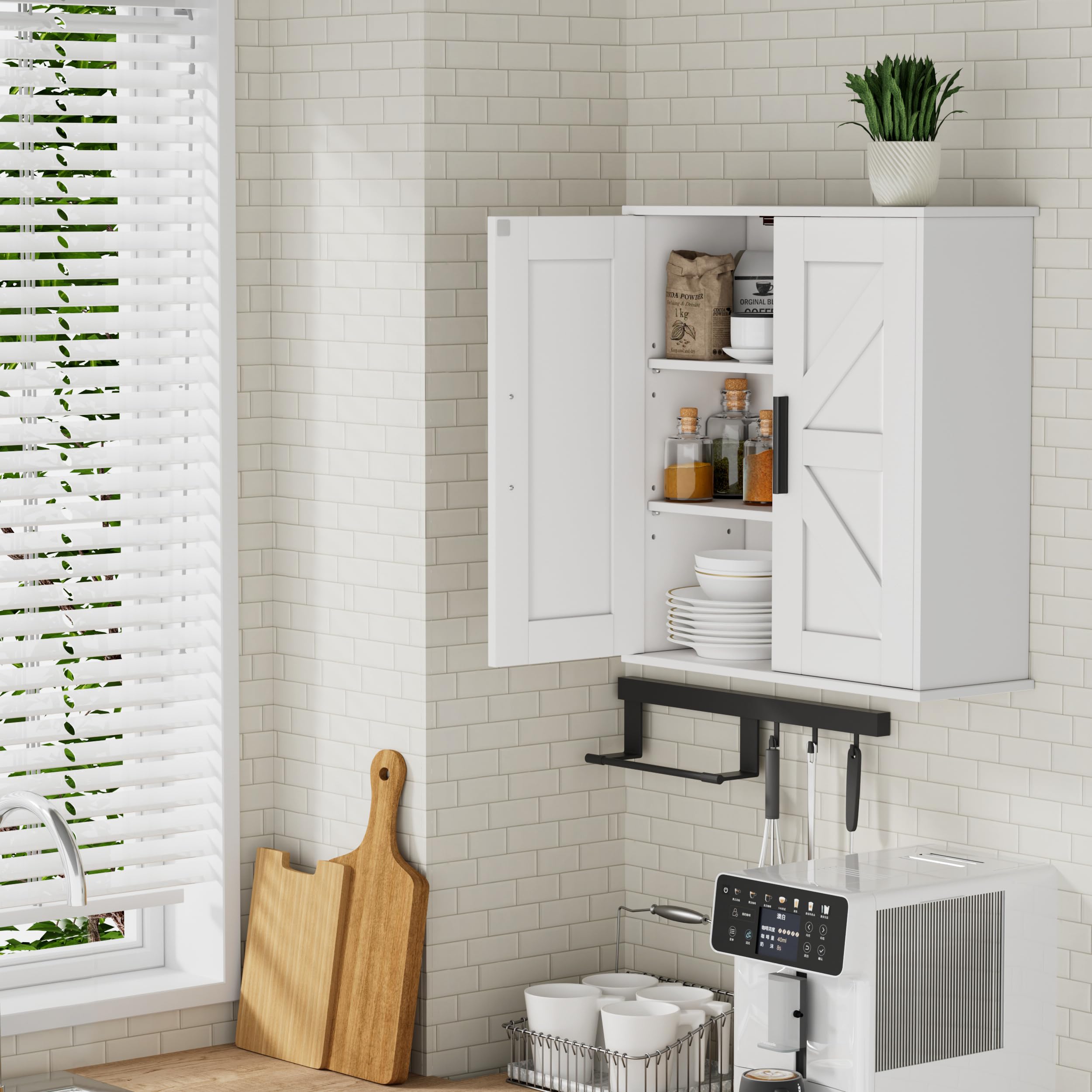 Homleke installation kit included for straightforward wall mounting.