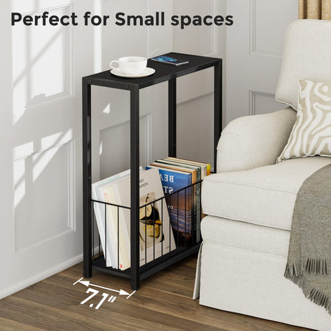 Homleke black distressed finish adds vintage charm to modern decor.