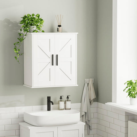 Homleke metal handles provide sturdy grip and subtle shine.