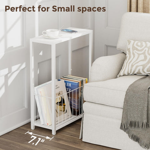 Homleke table with adjustable feet stabilizing on an uneven floor