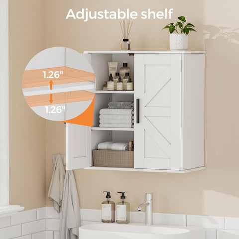 Homleke wall-mounted storage frees floor space in tight rooms.