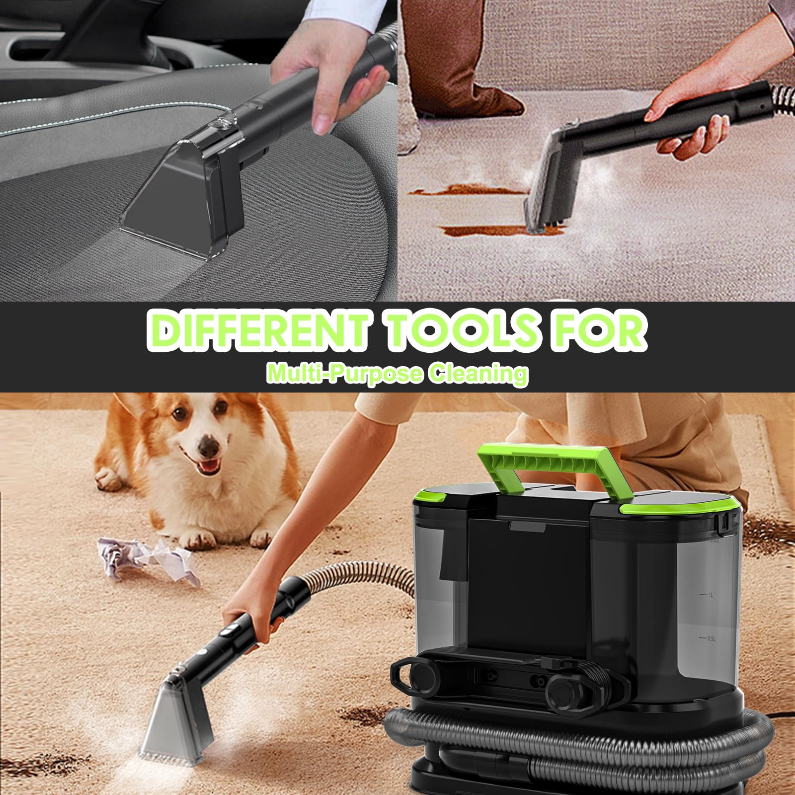 HOMLOVE detachable washable filters simplify upkeep and longevity