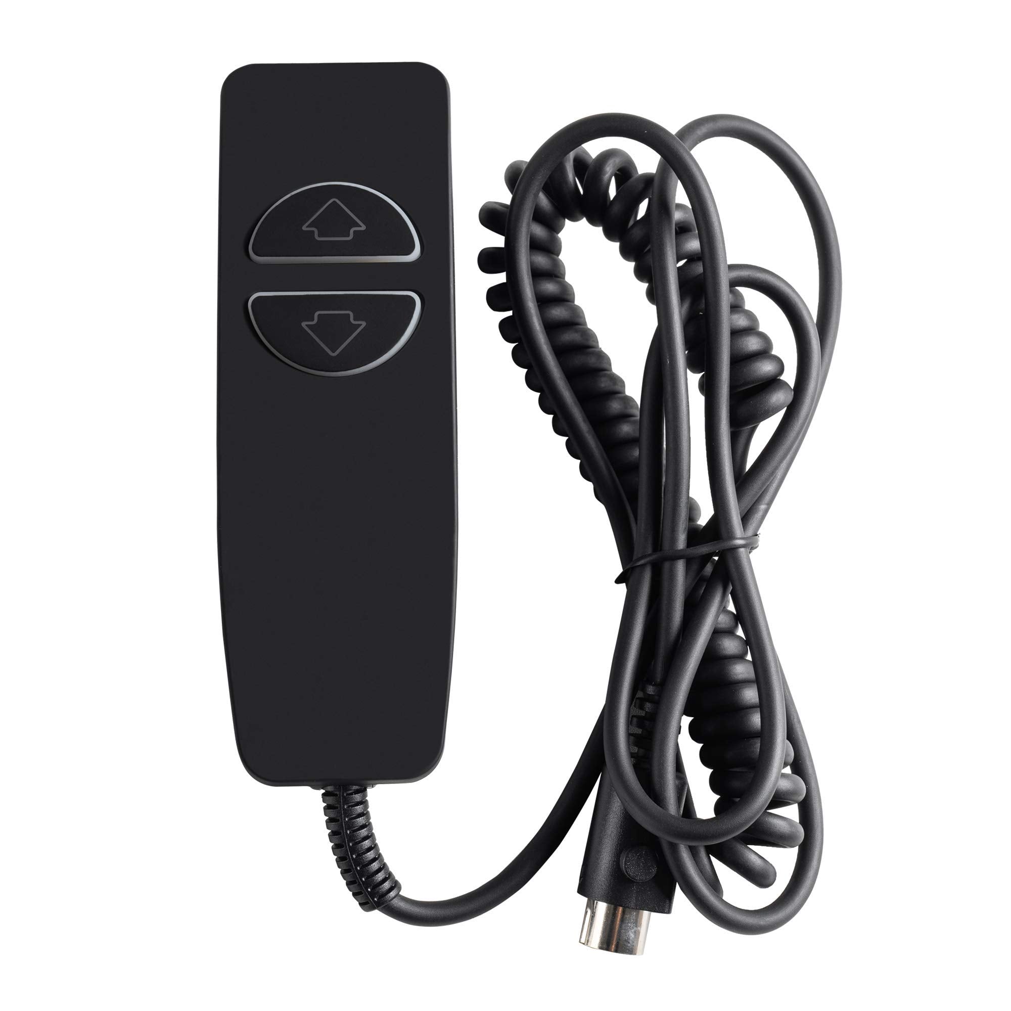 Hommoat CD001 long-coiled cable provides extended reach across seating.