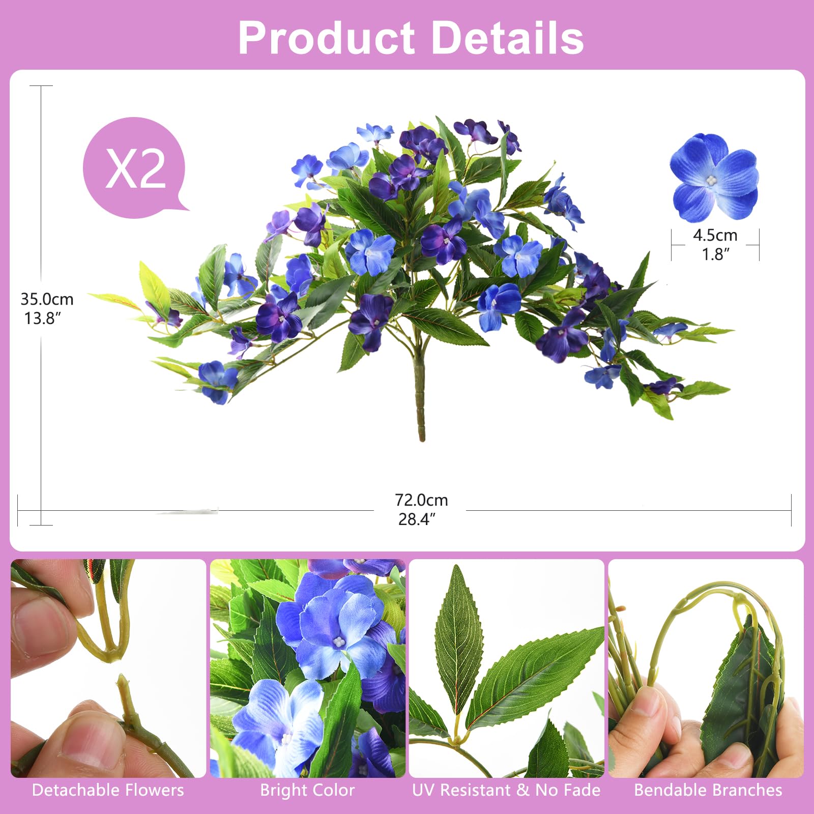 Hommyea outdoor UV-resistant flowers—fade-free beauty in sun and rain.