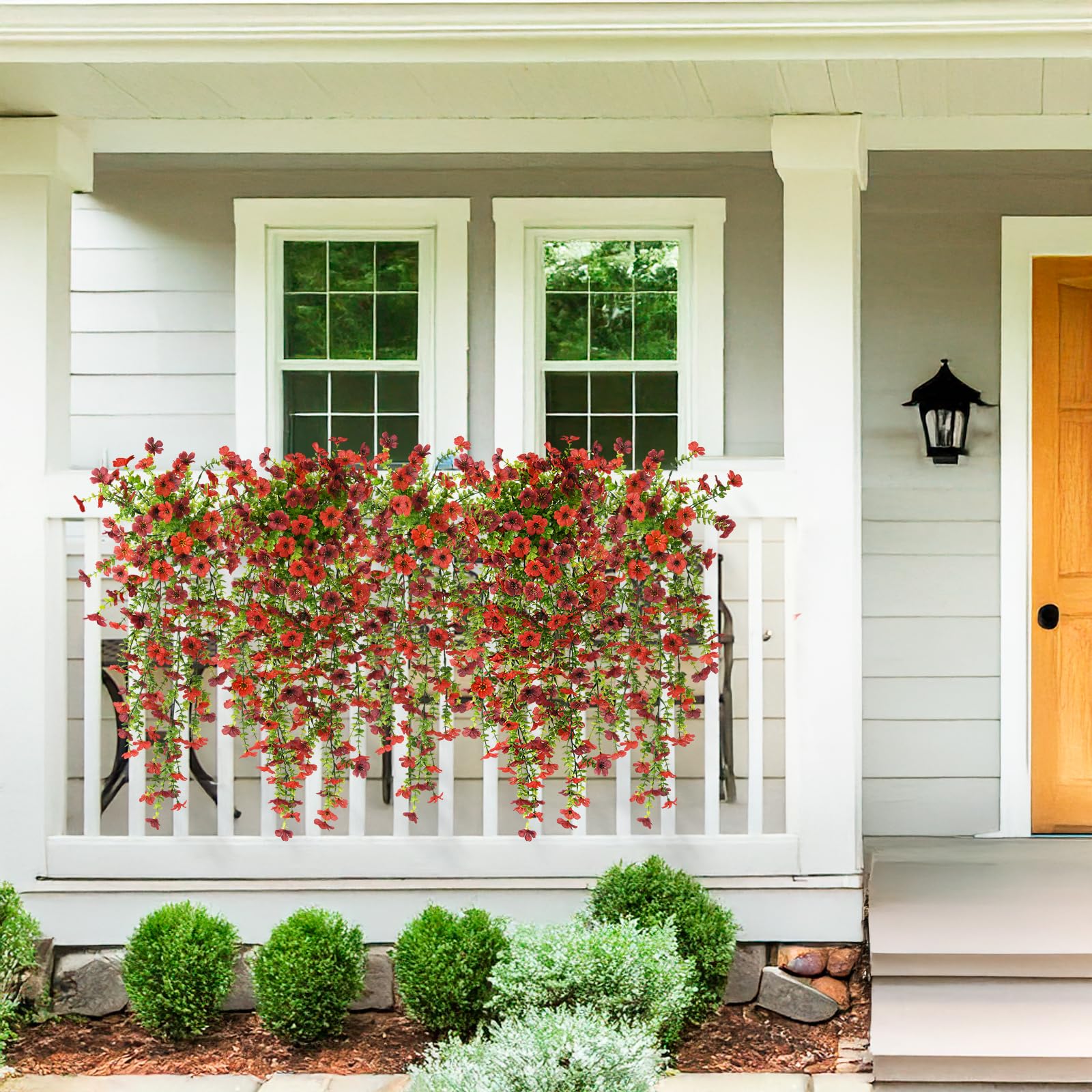 Hommyea UV-resistant outdoor flowers resist sun and rain while remaining vibrant