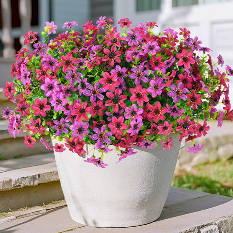 Hommyea outdoor flowers 12 bundles for vibrant year-round color