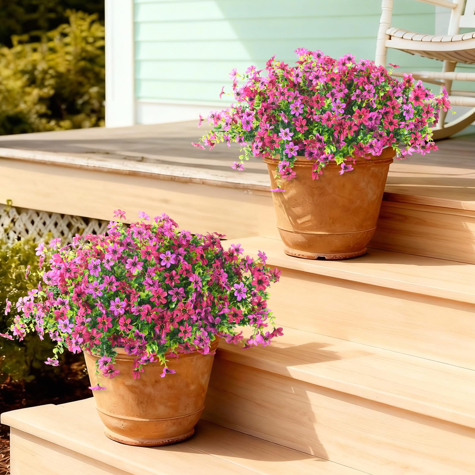 Hommyea no-fade outdoor plants stay lively with minimal maintenance