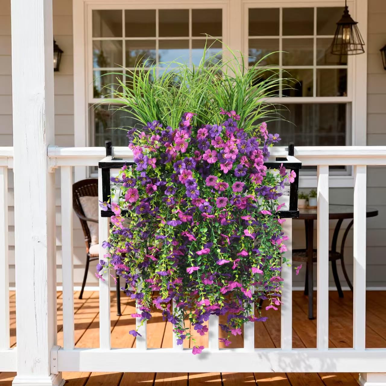 Hommyea UV resistant silk flowers withstand sun and rain
