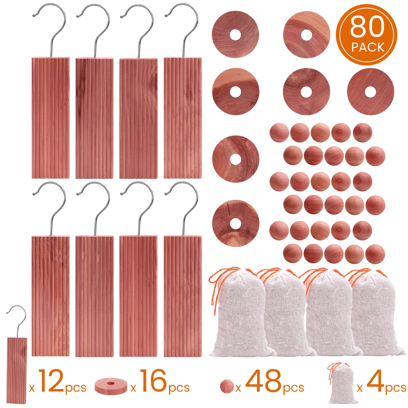 Homode cedar balls collection shown for drawer and wardrobe scent enhancement.