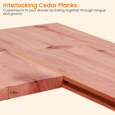 Homode eight-drawer liner set shown inside a dresser