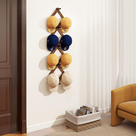 Homode peg rack folded compact saves space when not fully extended.