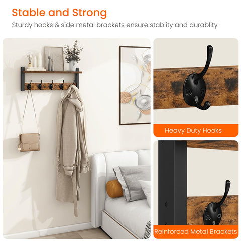 Top display shelf on Homode unit holds decor and small plants
