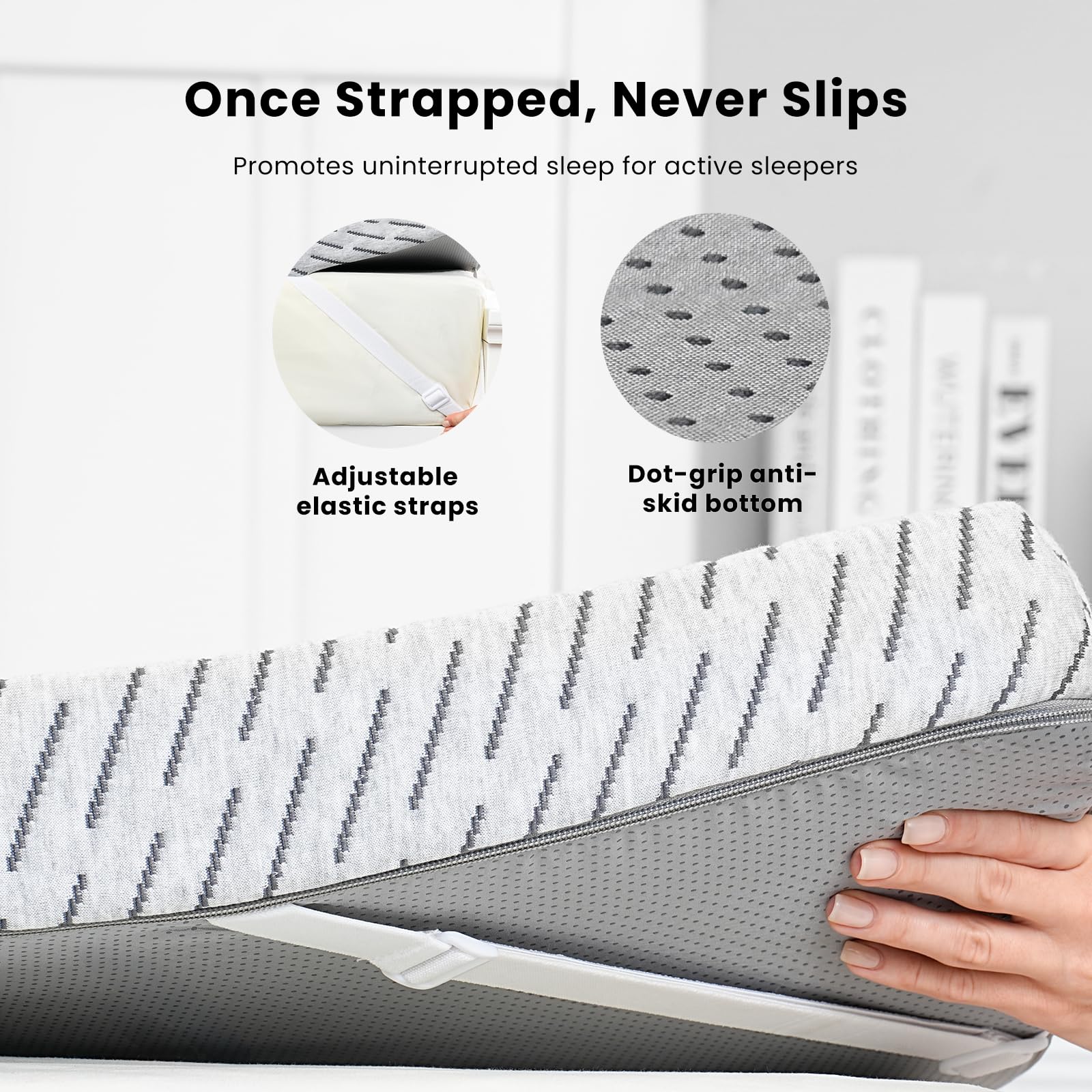 HOMRELEXA CertiPUR-US foam label confirms safety and quality