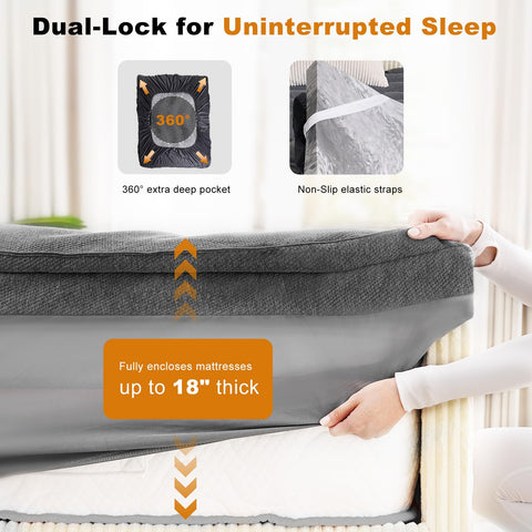 HOMRELEXA machine-washable outer cover for easy care