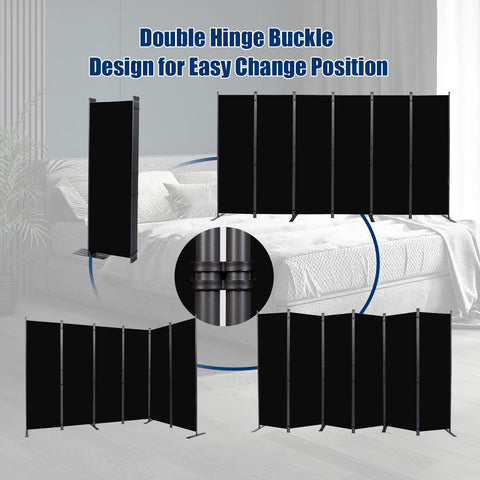 HOMSCREENER 132-inch divider length creates large temporary walls.