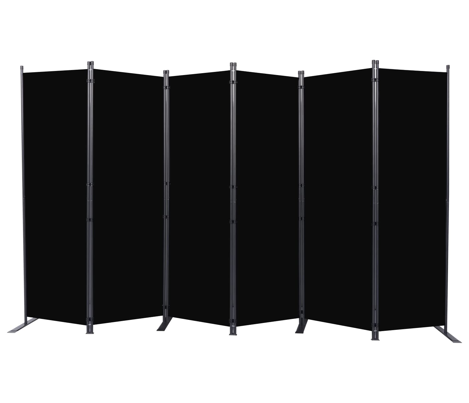 HOMSCREENER 6ft room divider with steel frame for stable space separation.