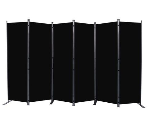 HOMSCREENER 6ft room divider with steel frame for stable space separation.