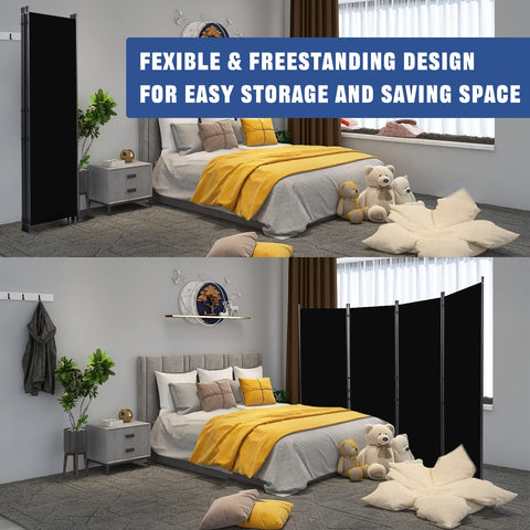 HOMSCREENER folded storage demonstrates compact design for easy away storage.