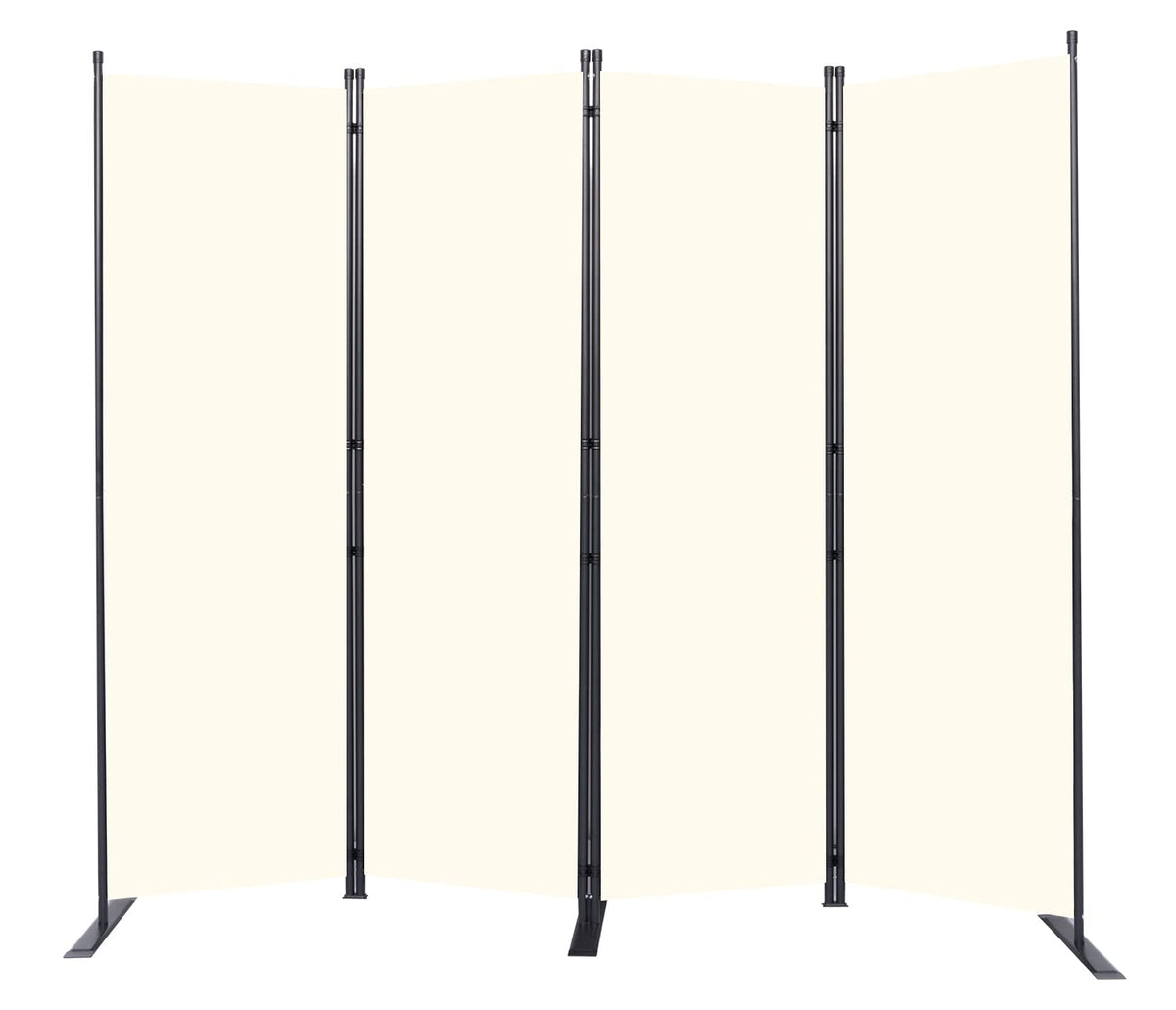 HOMSCREENER room divider with stable steel frame for lasting privacy.