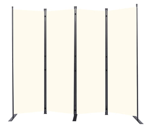 HOMSCREENER room divider with stable steel frame for lasting privacy.