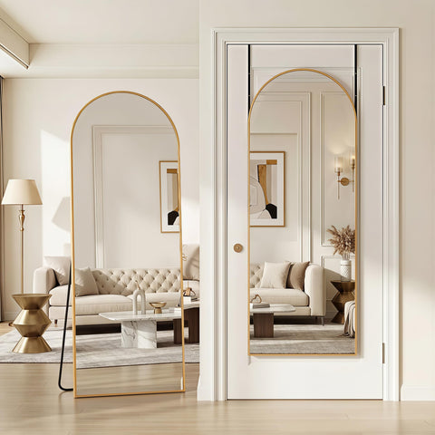 Homsion aluminum frame mirror combines lightweight design with rust resistance