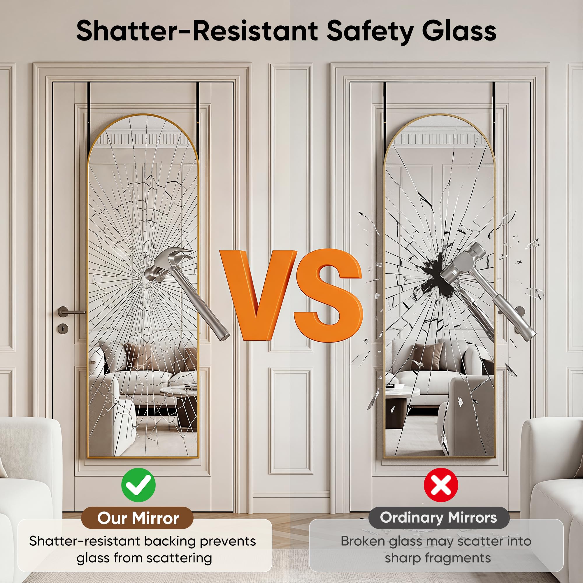 Homsion shatterproof glass offers added safety for homes with kids