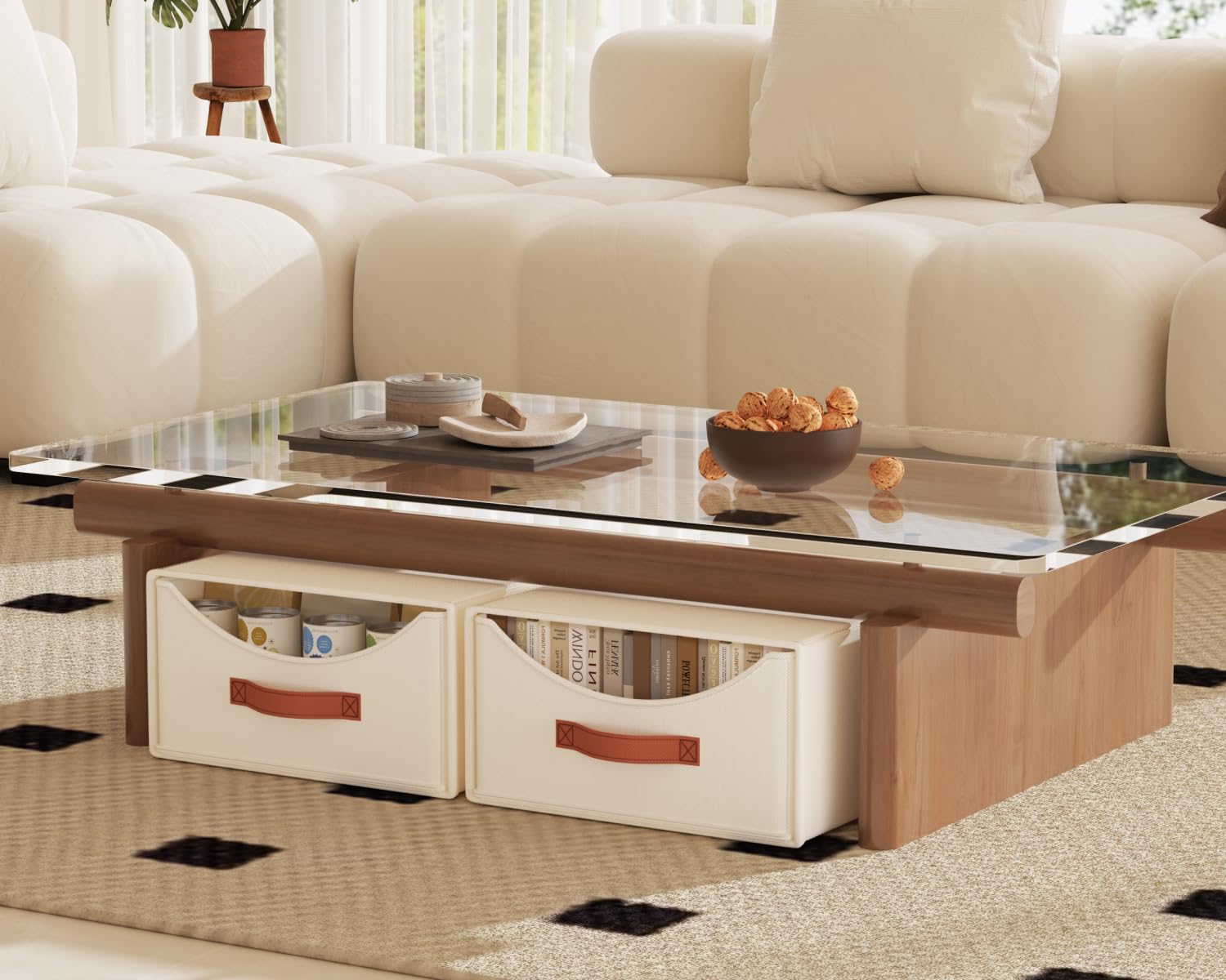 Homsorout multi-purpose storage-bin dimensions fit closets or cube systems.
