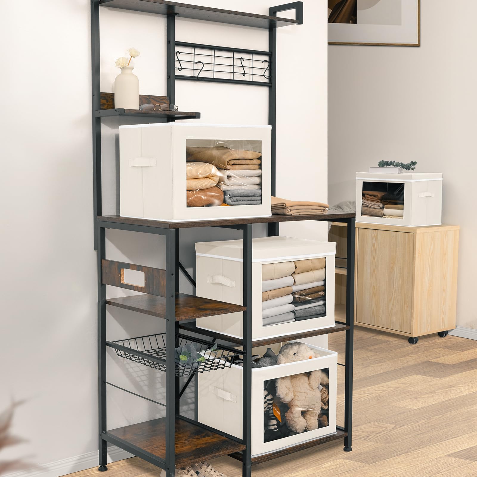 Homsorout reinforced bin with cardboard support for long-term use.