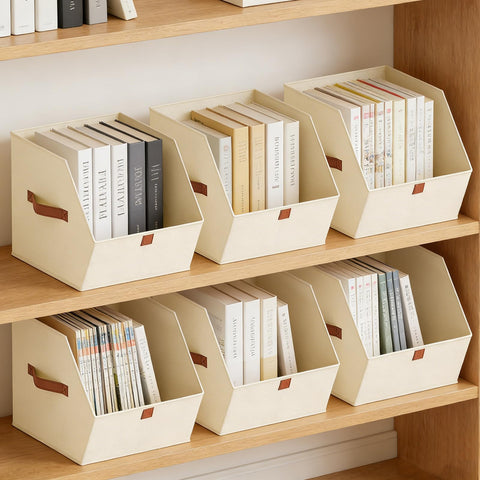 Homsorout fabric bins offer sturdy, breathable storage in closets and shelves