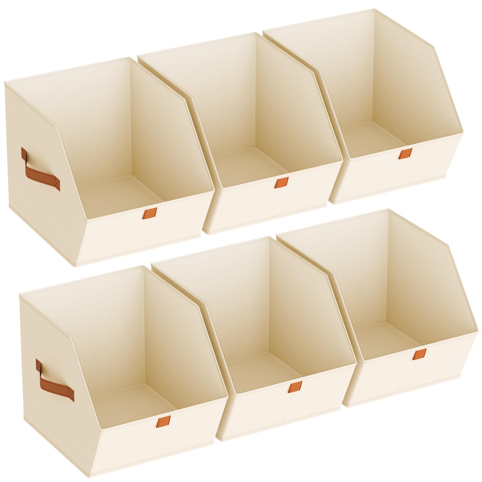 Homsorout fabric closet cubes with front-open design for quick item visibility and access