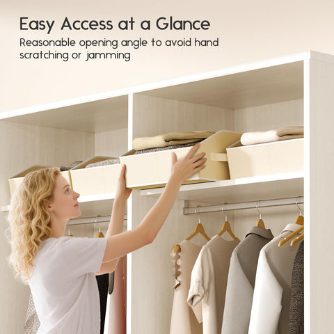 Homsorout durable non-woven fabric construction supports heavy items over time.