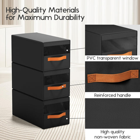 Homsorout hat storage front handle enables drawer access