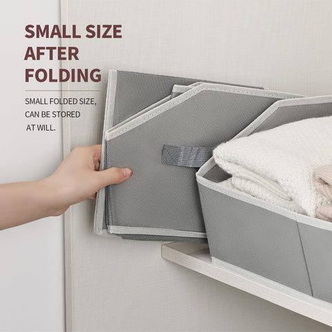 Homsorout bin with handles, easy to carry from shelves