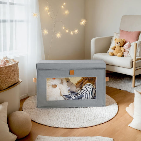 Homsorout lid-equipped box keeps items tidy and protected