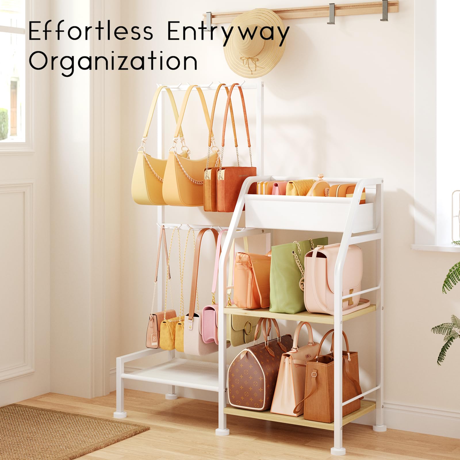 Homsorout purse-organizer keeps essentials visible for quick daily routines
