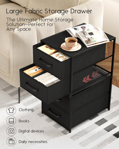 Homsorout closet organizer in bedroom setup shows flexible nightstand alternative.