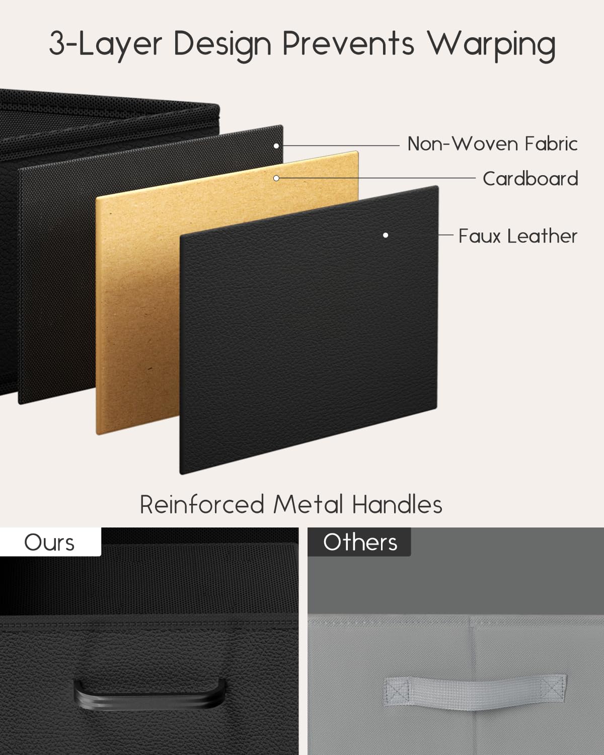 Homsorout stackable drawers side view demonstrates compact closet organization.