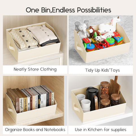 Homsorout versatile organization for bags, toys, clothing, and office supplies.
