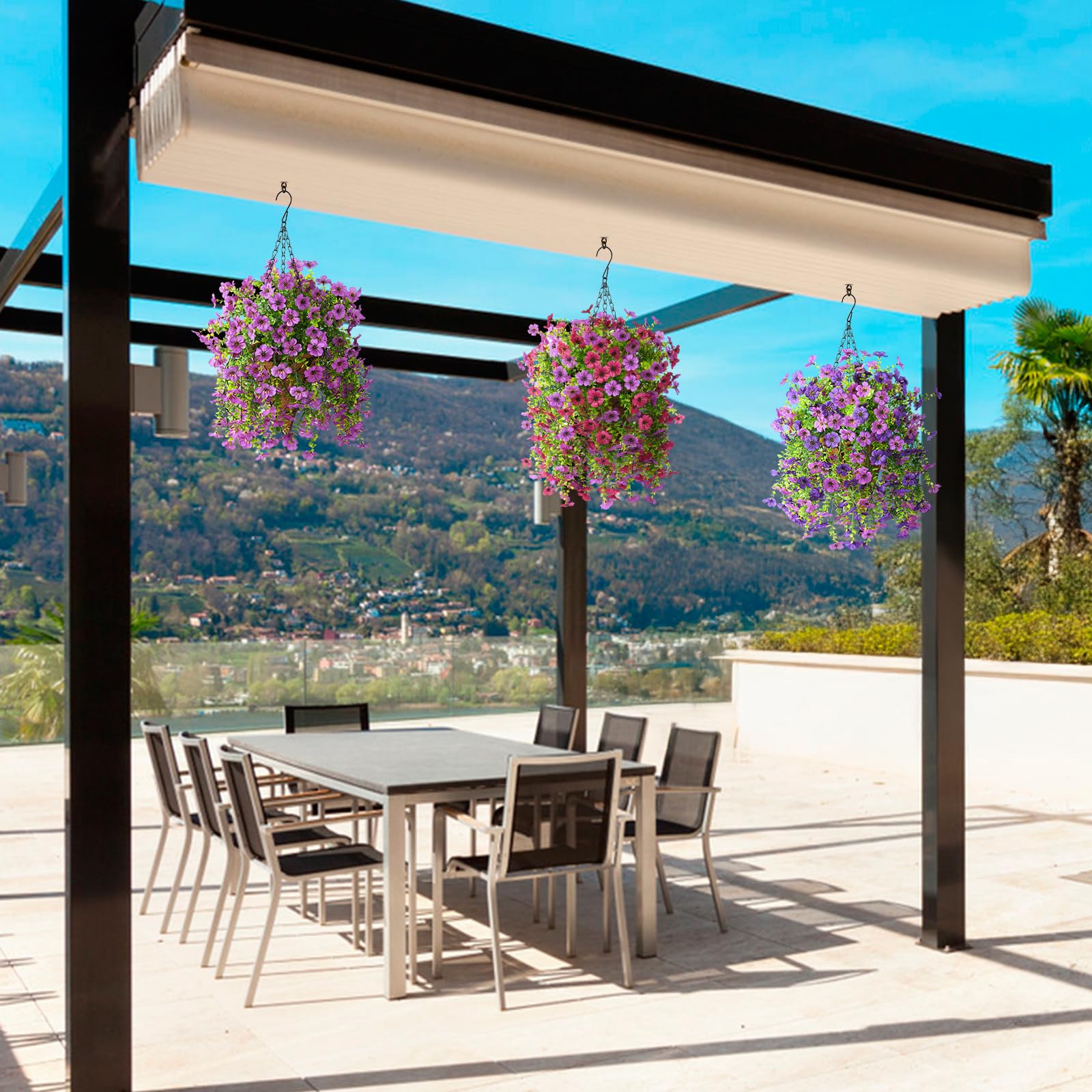 Homsunny fade-resistant blooms keep color vibrant from spring through summer.