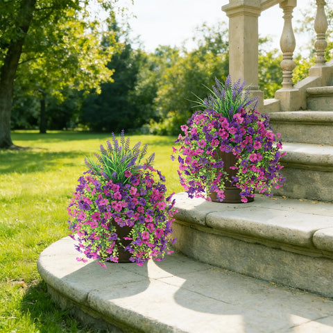 Homsunny outdoor blossoms suit garden paths and balconies with year-round color.