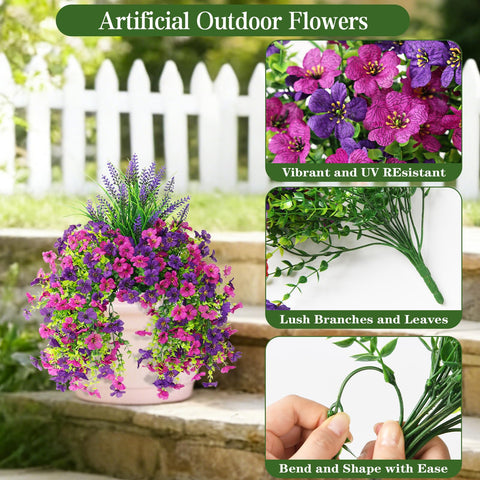 Homsunny lavender hanging stems offer color and low-maintenance charm for patios.