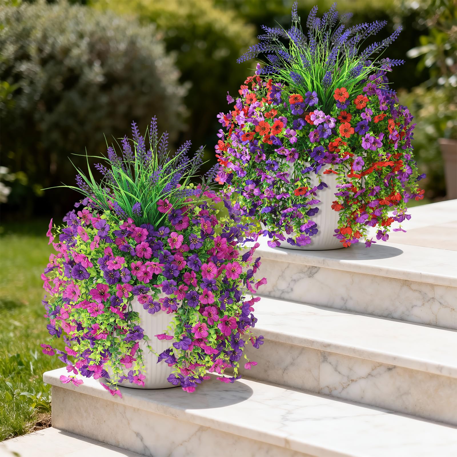 Homsunny lavender hanging arrangement adds garden charm