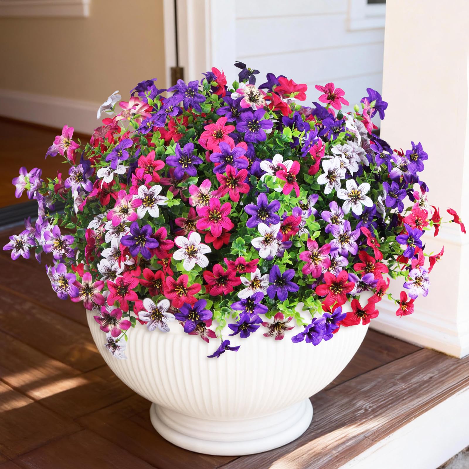 Homsunny flexible daisy stems allow easy shaping