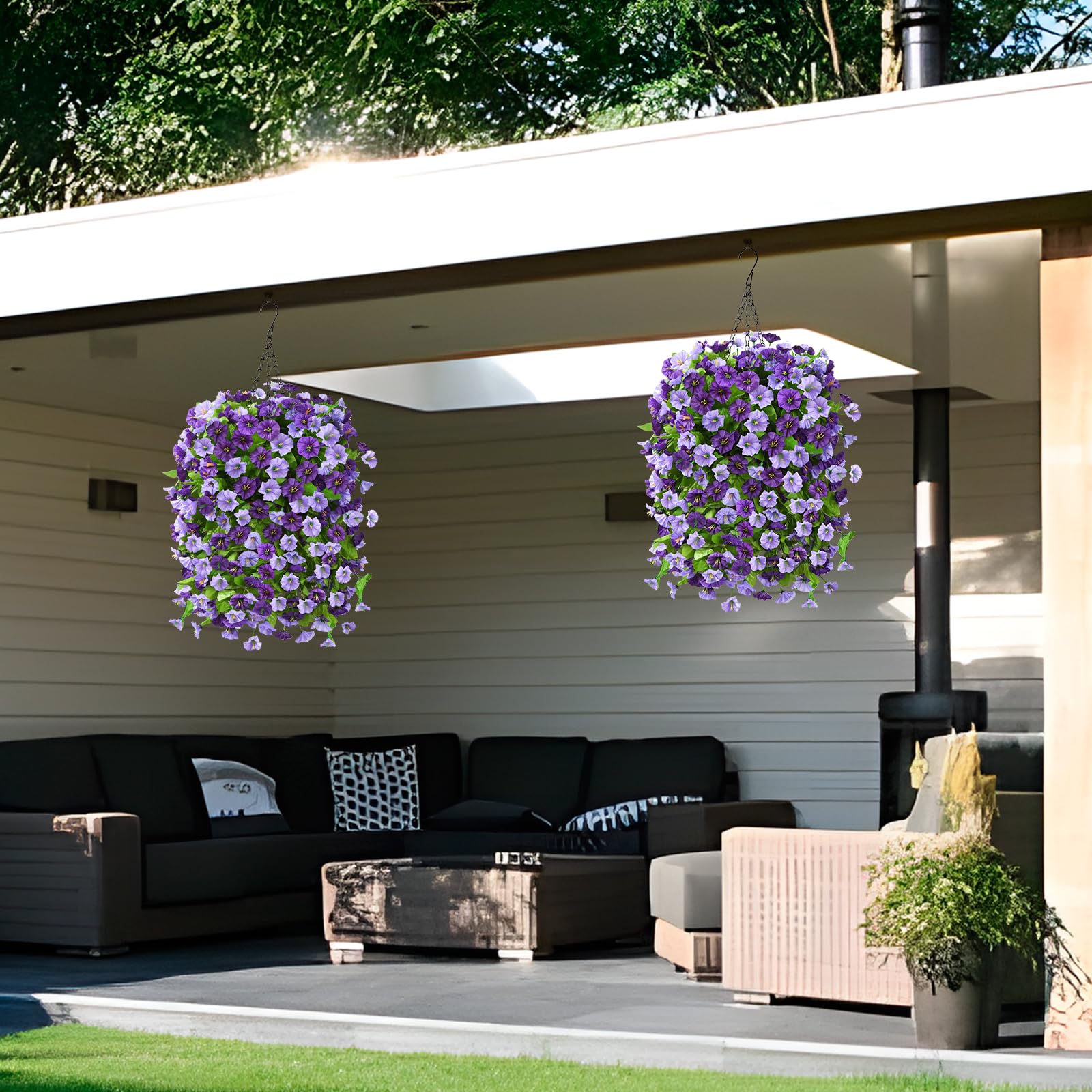 Homsunny UV‑resistant blooms resist fading for outdoor use