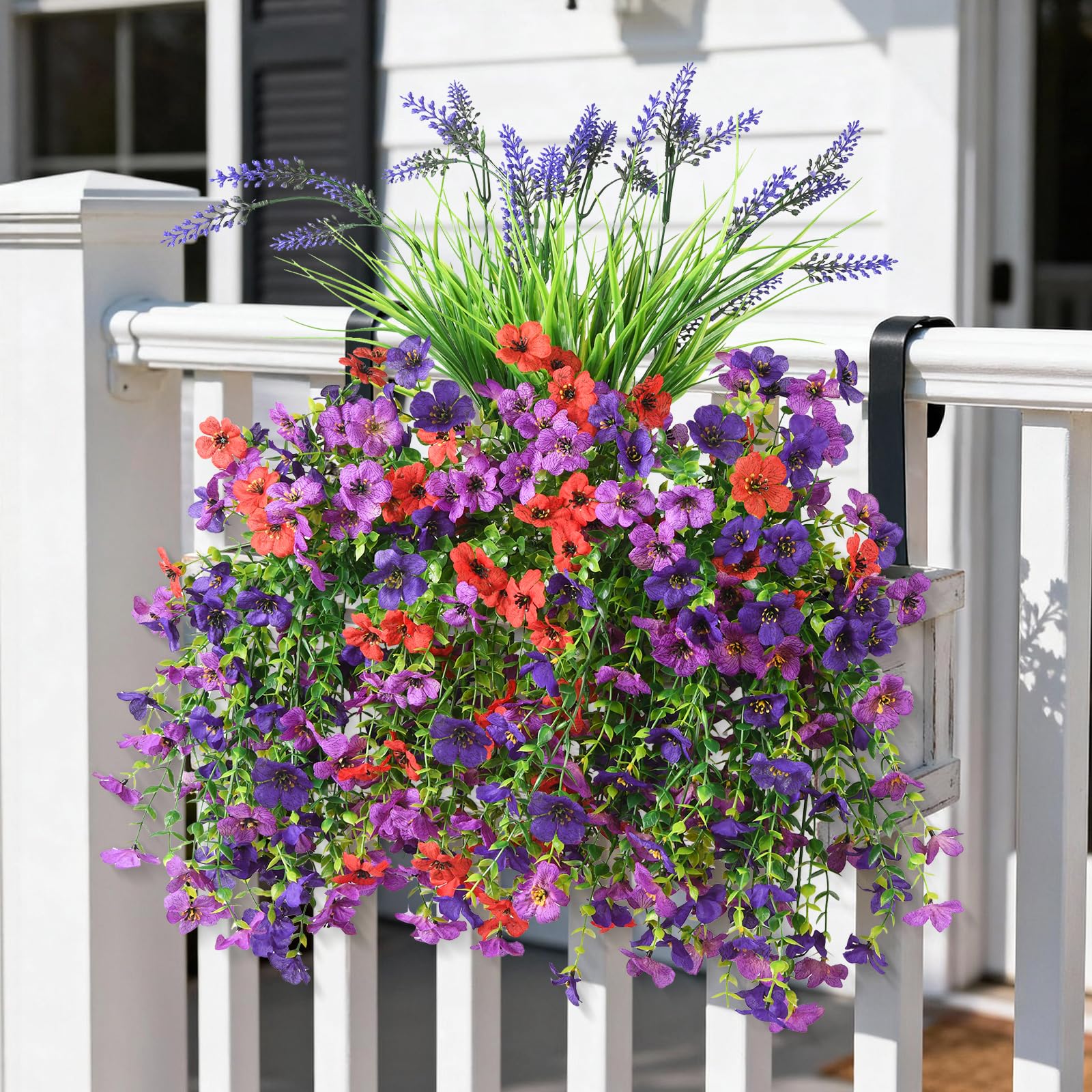Homsunny UV-resistant silk flowers withstand sunlight for outdoor use