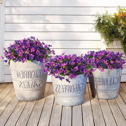 Homsunny weatherproof plastic leaves provide realistic greenery outdoors