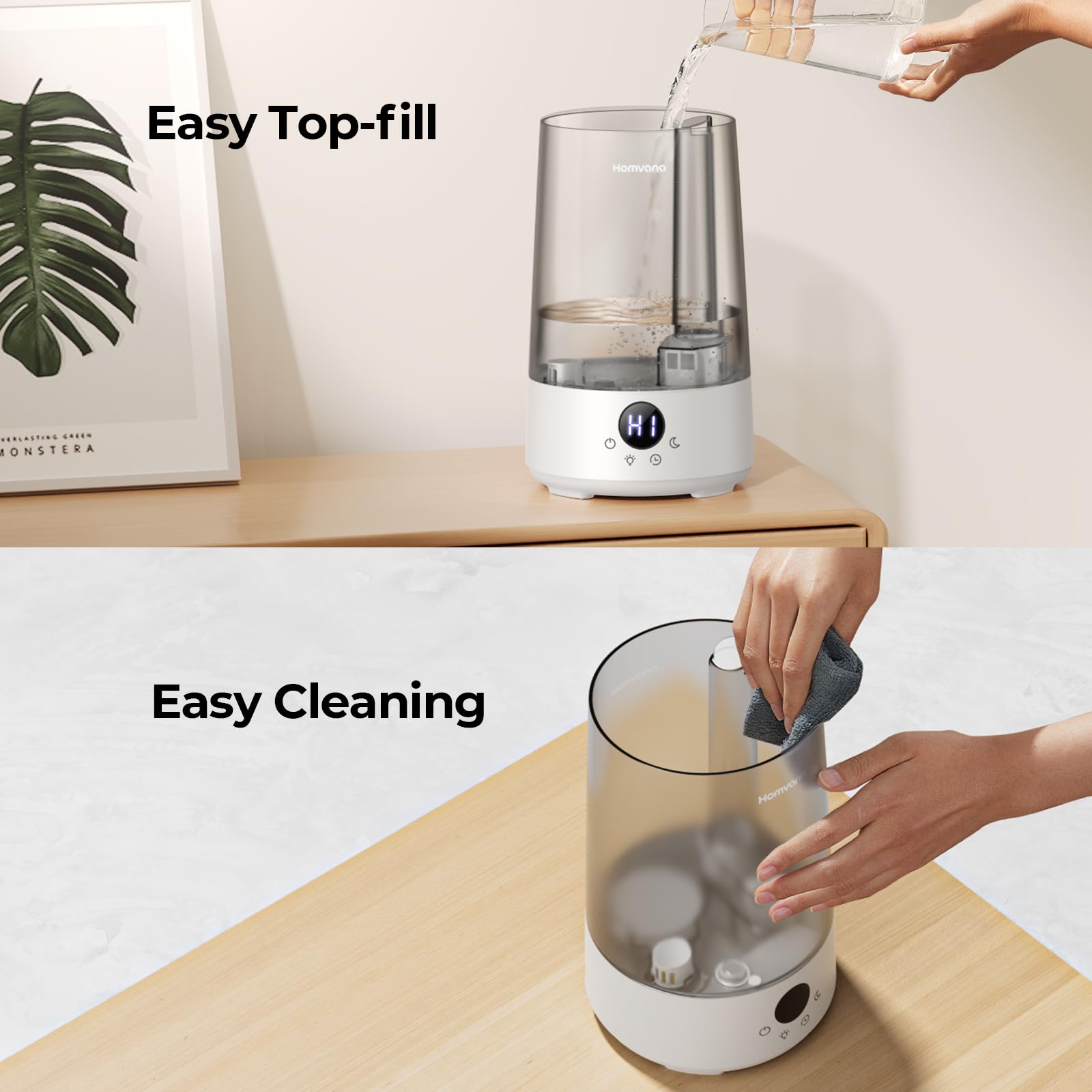 Homvana H101 BPA-free design prioritizes family safety.